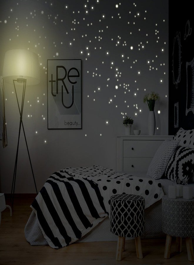 Desi Rang Glow in The Dark Stars for Ceiling 407 Self-Adhesive Luminous Star Stickers, Moon & Planets Radium Wall Decals for Kids Bedroom, Nursery, Home Decor Fluorescent Night Sky Decoration - Image 4
